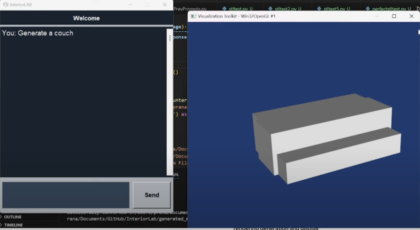 InteriorLAB - AI-Generated 3D Furniture Design